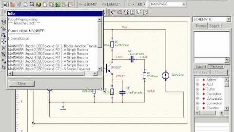 Invoking EDSpice Simulator
