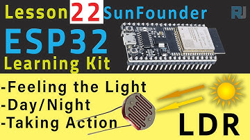 ESP32 Tutorial 22 - Feeling The light using LED Arduino | SunFounder