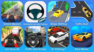Vehicle Masters, Driving School and Parking, Shape Shifting, Traffic Run!, Car Drive 3D screenshot 5