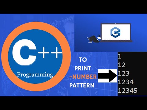 c++ program to print pyramid pattern of numbers