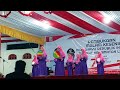 Dua kelompok Qasidah Rabana penampilan cukup bagus meski harus fales saat bernyanyi