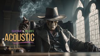 Mellow Blues Guitar | Acoustic Vibes for Smoky Late-Night Chill Sessions