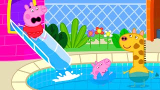 The GIANT Water Slide 🌊 Best of Peppa Pig 🐷 Cartoons for Children