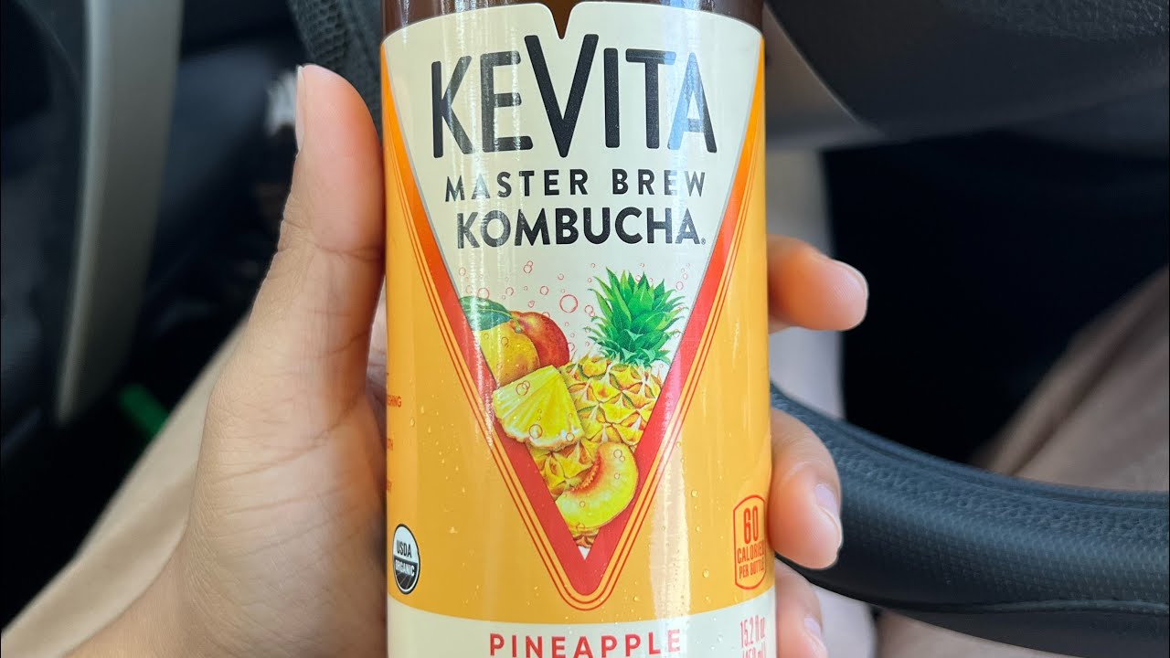 A review of Kevita Master Brew Kombucha (Pineapple Peach) that nobody