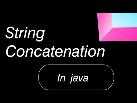 String concatenation in java@devtech7545 - YouTube