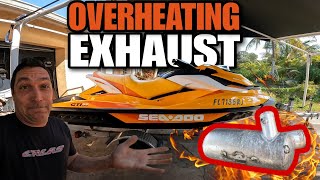 2017 SeaDoo GTI SE 130 Over Heating Exhaust + How to Fix + Tech Tips + Calas Performance Diagnostic screenshot 3