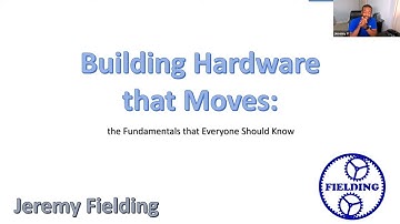 Remoticon 2021 // Jeremy Fielding: Building Hardware that Moves