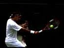 Roger Federer - Slow Motion Slice Backhand