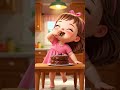 LİLY PASTA YİYOR 😮 #happykidsplay #keşfet #shorts #pasta #çizgifilm #çocuk #kids #lily #cartoon