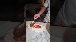 Neapolitan Pizza Chef Makes Calzone #Shorts