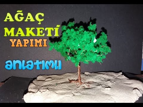 Maket Ağaç Yapımı / MODEL TREE DIY