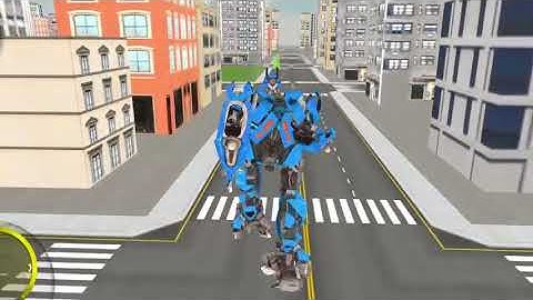 Warrior Robot Shark Game - Transforming Shark Robot