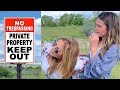 KEEP OUT! Sneaking on PRIVATE Property | The Mikesell Family