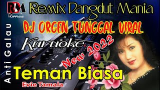 Karaoke Teman Biasa - Evie Tamala Full Music Dj Remix Orgen Tuggal Nada Pria Full Bass