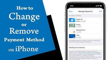 How To Change or Remove Payment Method on iPhone