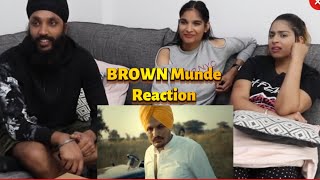 BROWN MUNDE - AP DHILLON | Sidhu Moosewala | REACTION