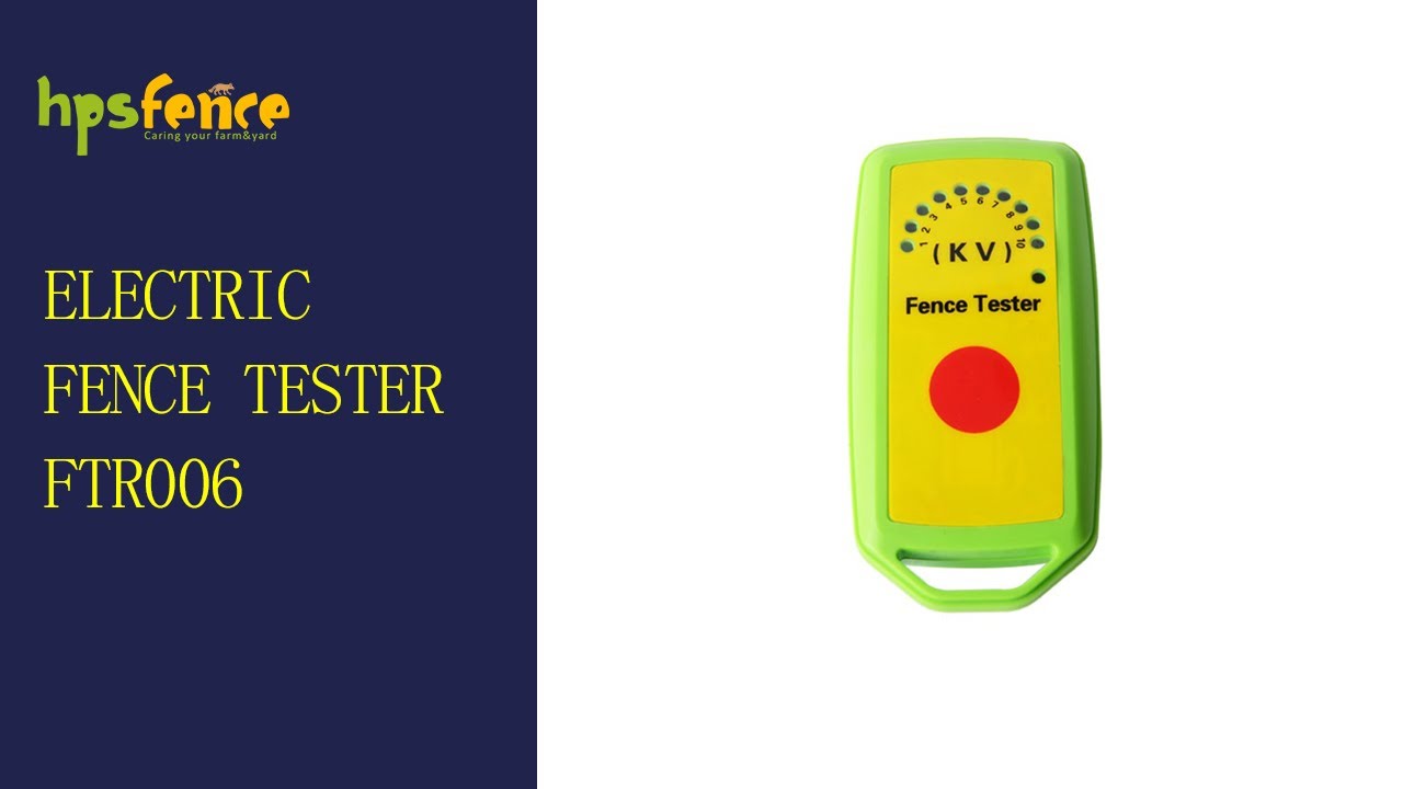 Mini Fault Finding Electric Fence Tester, Max 10KV, Green Electric Fence Tester HPS FENCE