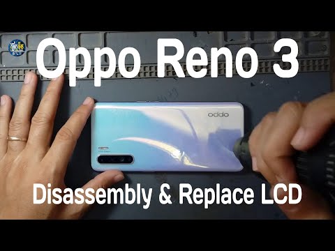 Oppo Reno 3 disassembly and replace LCD