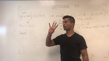 (Old) Leetcode 53 - Maximum Subarray | Divide & Conquer