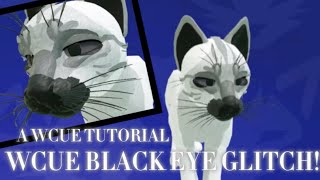 How to make your morphs eyes black in WCUE.