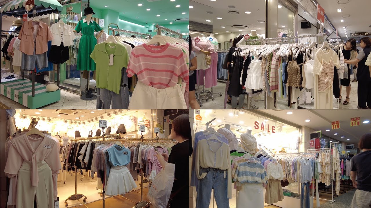 GoTo Mall Underground Shopping Center in Gangnam | Korean Summer Outfits *New In, Shopping in Korea