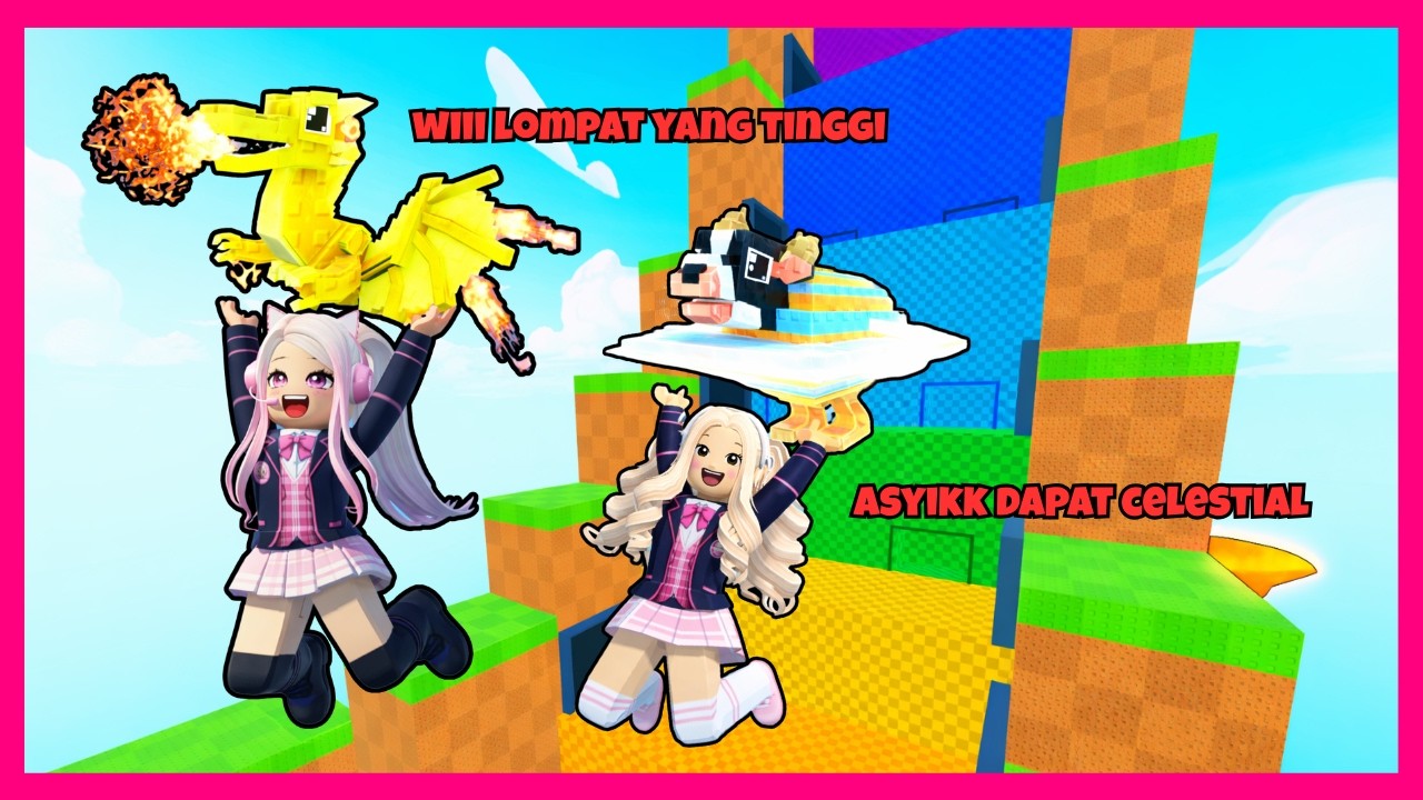 SERU ABIS! AKU DAN BILA GAMING HARUS LOMPAT SETINGGI MUNGKIN UNTUK DAPATKAN BRAINROT TERLANGKA