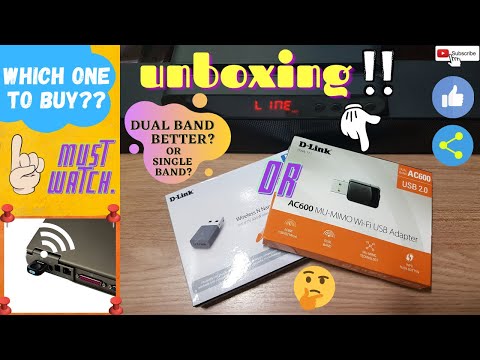 D-Link DWA-171 Wireless (Dual Band) AC600 Wi-Fi USB Adapter Unboxing | Better than Single Band Ones?