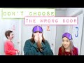 DON'T CHOOSE THE WRONG DOOR CHALLENGE | Family 5 Vlogs
