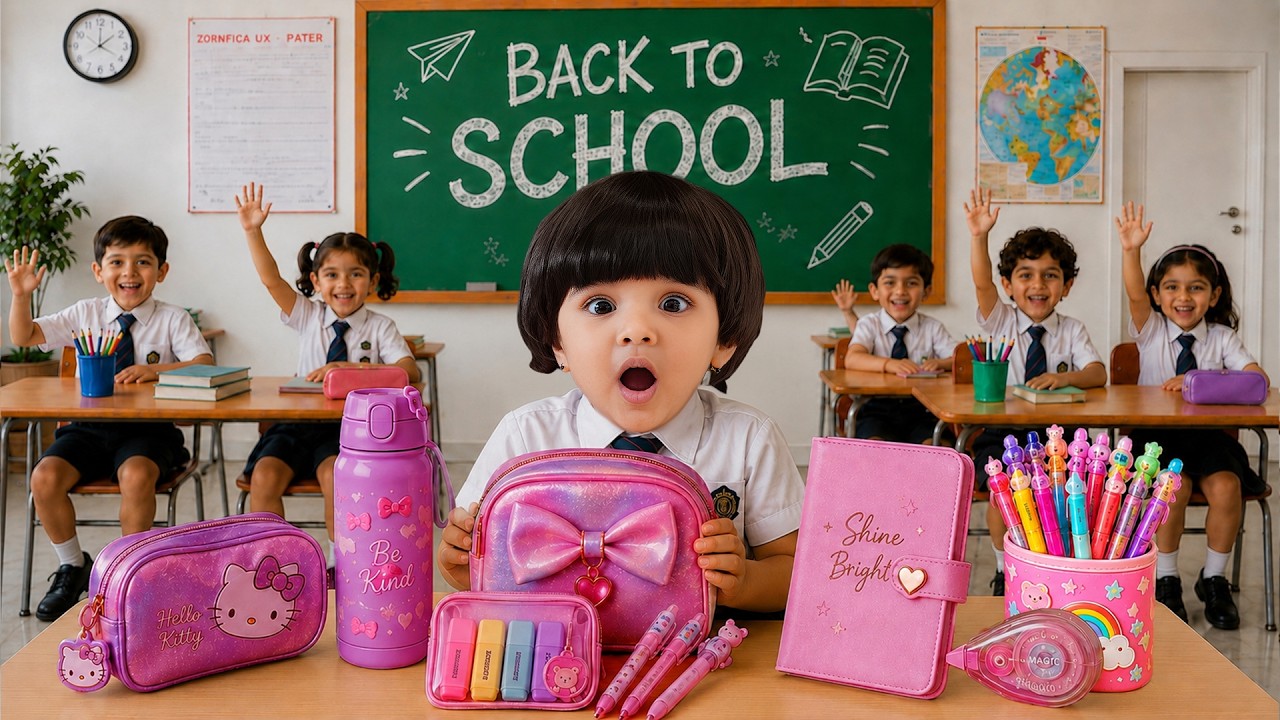 BUYING STATIONERY FOR MYRA'S FIRST DAY OF SCHOOL!!!!