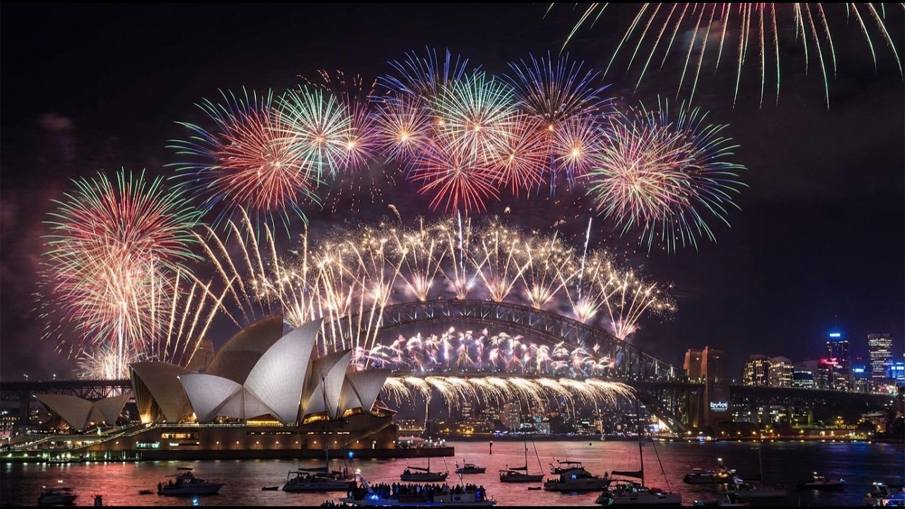 4K Amazing Fireworks Show with Sound! Best Fireworks Show Ever! Relaxation Time!