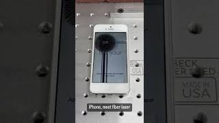 iPhone DESTROYED by a Fiber Laser!!