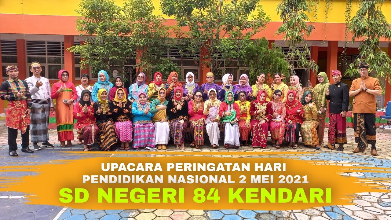 Upacara Hardiknas SDN 84 Kendari
