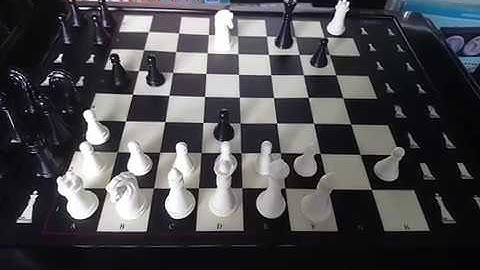 Excalibur Mirage Chess Computer Resetting The Pieces After Game 25.08.18