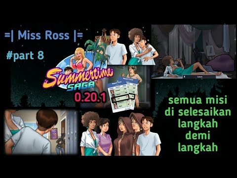 summertime saga miss ross, new versi, cara main game summertime saga mi...