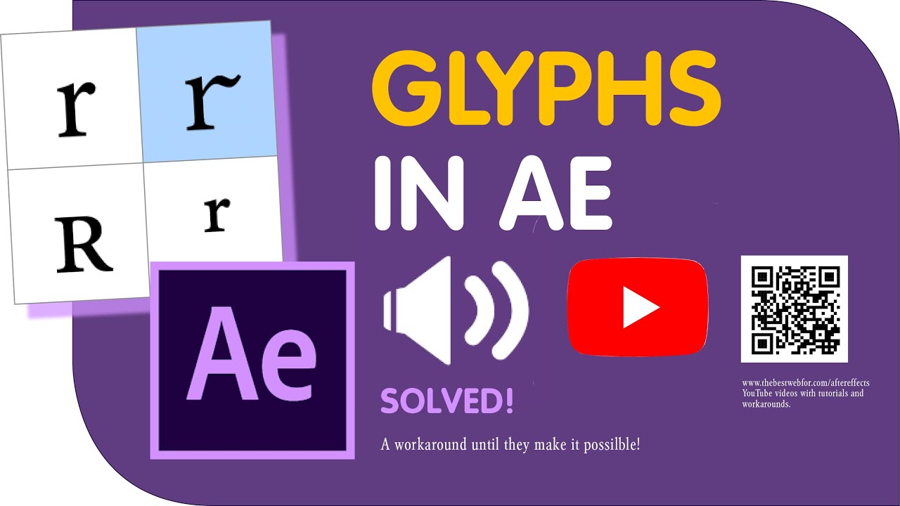 How To Insert Glyphs In After Effects