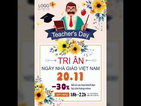 Tải File Miễn Phí Quảng Cáo In Ấn ( Mẫu Tờ Rơi - Thiệp - BaNer - Nhà Giáo Việt Nam Mừng Ngày 20/11 )