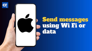 How to send text messages using Wi Fi or data on Iphone