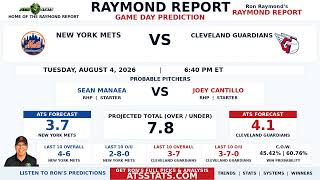 New York Mets vs Cleveland Guardians Prediction | Raymond Report | August 4, 2026