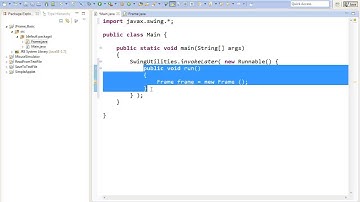 Swing JFrame - Java GUI Quick Tip #01