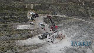 RC Drilling process on the Silver Strike Project