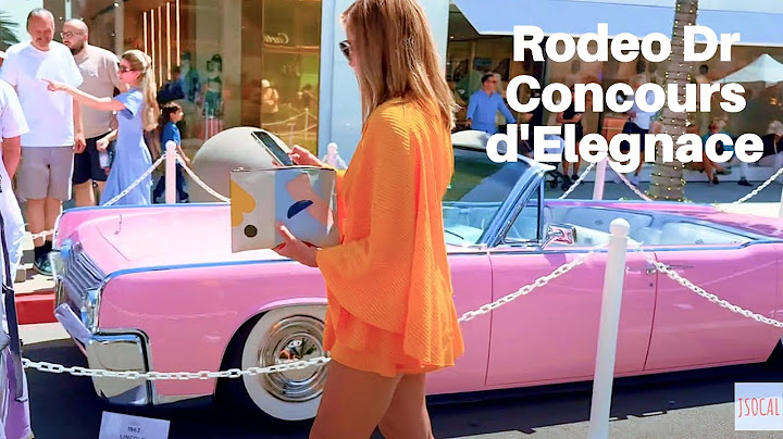 [Part 2] Rodeo Drive "The Best Car Show" Concours d’Elegance in Beverly Hills, 4K | CALIFORNIA