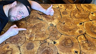 Amazing Birch Log Table! Woodworking Diy