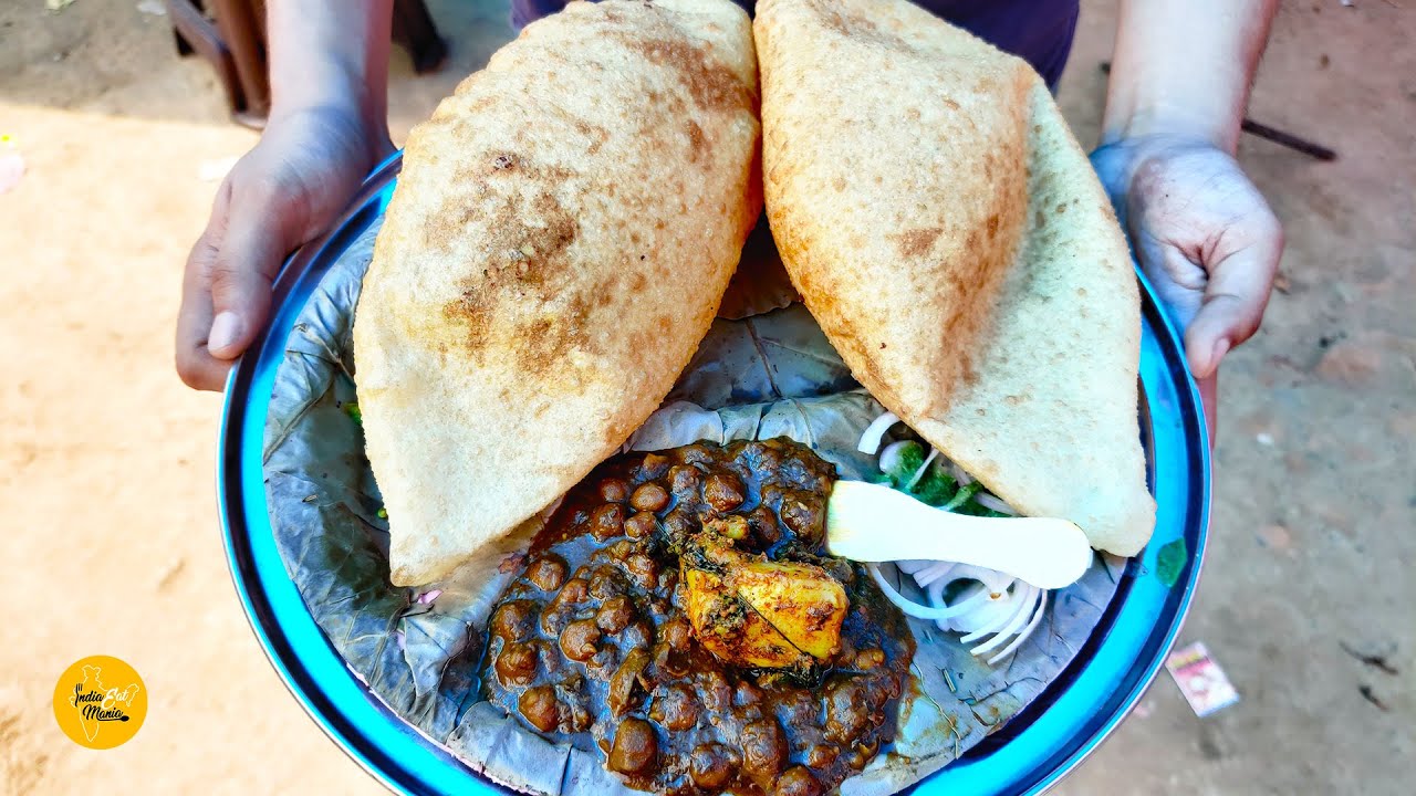 Virat Kohli’s Favourite Chole Bhature Rs. 90/- l Civil Lines l Gurugram Street Food | INDIA EAT MANIA