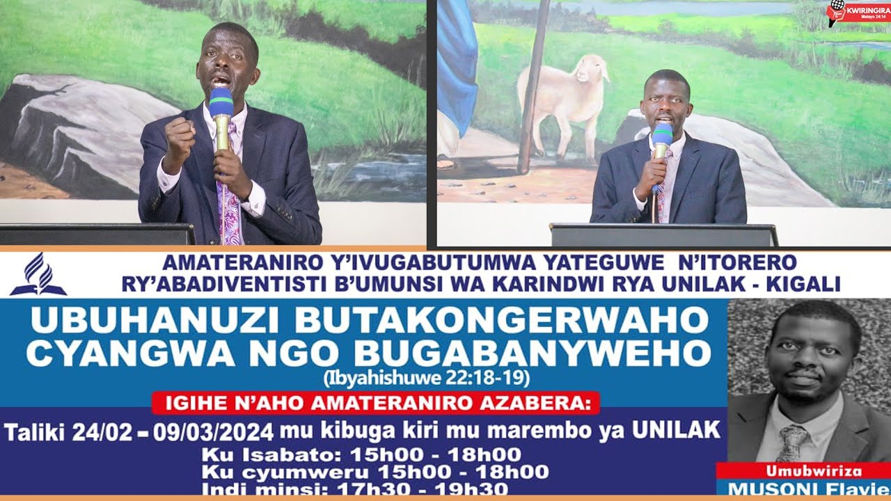 IKIGISHO:  ISOKO Y'AMAHIRWE YIZEWE BY MUSONI FLAVIEN DAY 7