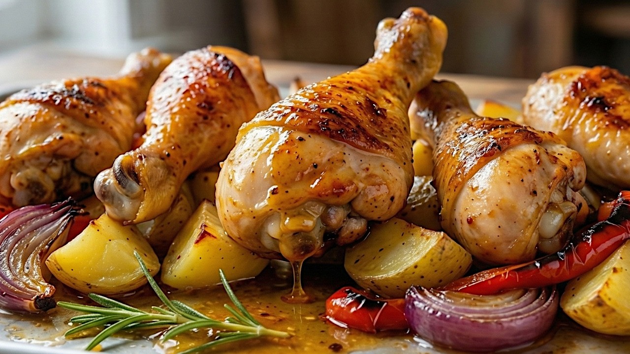 Курица 🍗 и картофель 🥔 (простой рецепт)