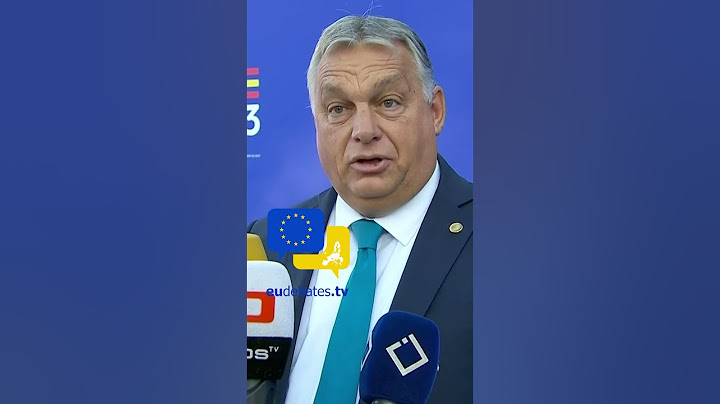 Jeśli zostaniesz zgwałcona prawnie, jak byś chciała mieć kompromis!!! #Orban #eudebates #migracja