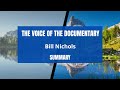 The voice of the documentary  bill nichols  summary