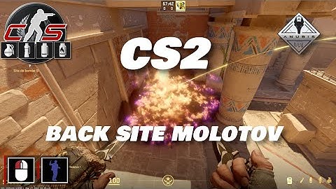 CS2 - Molotov Anubis Ruins to Back site