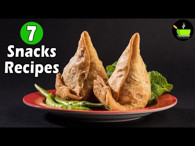 7 Quick & Healthy Evening Snacks | Snacks Recipes | Light Evening Snacks | Snacks Recipe Indian | She Cooks