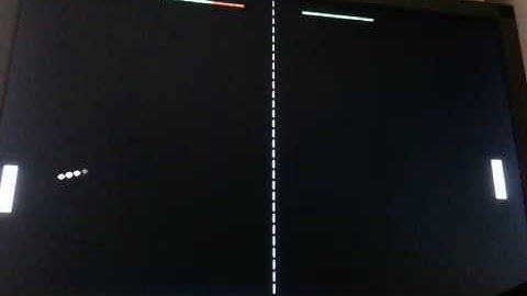 FPGA Pong written in VHDL